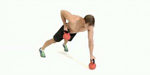 renegade kettlebell row