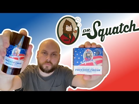 Dr. Squatch FREEDOM FRESH DEODORANT & Soap Review!
