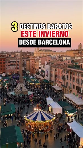 Destinos baratos para viajar este invierno desde Barcelona