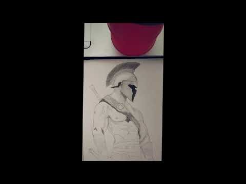 Drawing a Gladiator(Full Version) #drawing #art #pencilsketch