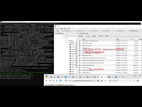 全网首发-实战CVE-2025-53770 exp漏洞讲解实战坑点并且武器化一键批量getshell展示