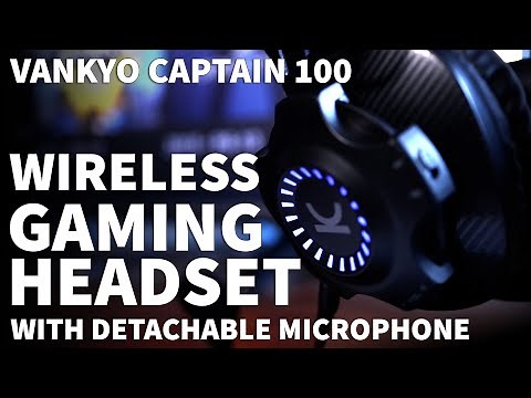 Vankyo Wireless Gaming Headset - Vankyo Captain 100 USB Wireless Headset for PC and Playstation