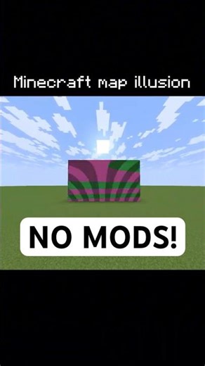 Minecraft map illusion no mods #minecraft #minecraftshorts #memes #minecraftmemes #minecrafttutorial