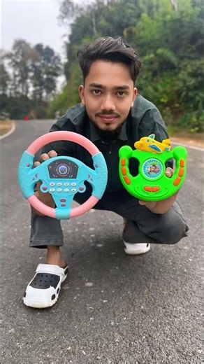 ₹299 Toy Steering Wheel Remote vs Big Steering Wheel Remote 😱