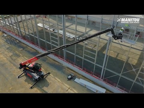 Manitou MRT Vision+ Rotating Telehandler 3-in-1 Jobsite Performance