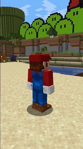 Minecraft Super Mario, Mario (3D skin Java) #SuperMario