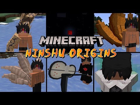 *AMAZING* Ninshu Origins Mod! Jutsus, Tailed Beasts, Doujutsus... (Minecraft Naruto Mod)