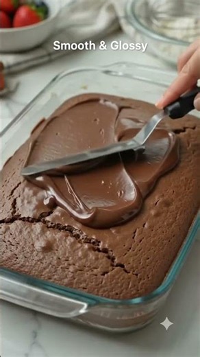 🍫🍓 Easy Chocolate Strawberry Cake