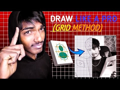 Beginner to Pro Drawing 🔥 Grid Method Explained