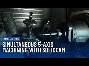 Mastering Simultaneous 5-Axis Machining with SOLIDCAM: Trophy Showcase