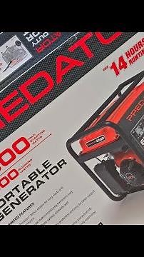 Oil change on 6500 Predator Generator #predator #generator #oilchange #outdoors