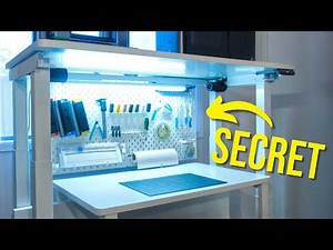 Secret Workbench hidden UNDER DESK!