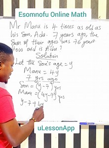 38K views · 3.9K reactions | Word Problem. uLessonApp | Esomnofu Online MATH | Facebook
