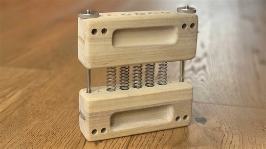 FingerFlex: Spring-Powered Hangboard Training