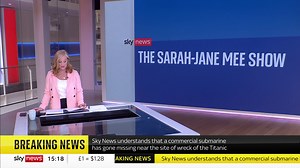 BREAKING: A commercial submarine has gone missing near the site of wreck of the Titanic, Sky News understands Full story: https://trib.al/7nyKf0D 📺 Sky 501, Virgin 602, Freeview 233 and YouTube | Sky News
