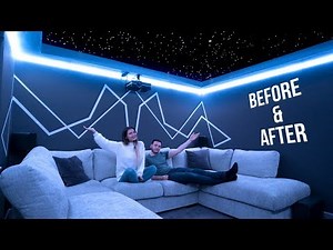 OUR HOME CINEMA ROOM TRANSFORMATION! BEFORE AND AFTER... AD