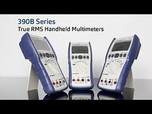 390B Series Handheld Digital Multimeters Overview