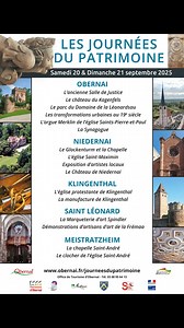 Journées du Patrimoine à Obernai et dans les environs | Ville d'Obernai