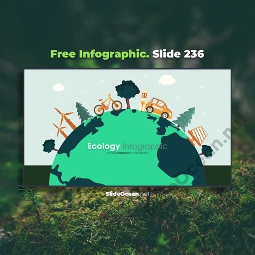 Free Animated Infographic Slides 236 - Ecology Infographic