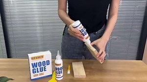 2 Pack Wood Glue, Strongest Glue for Woodworking, Waterproof Clear Wood Glue for Furniture Heavy Duty, Professional Furniture Repair Glue for Indoor & Outdoor Use(150g*2)
