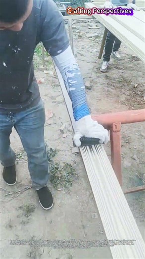 Steady Hand Making Realistic Wood Texture on Long Board