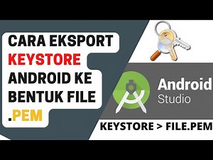 Cara Eksport Keystore ke bentuk File PEM Dengan Keystore Explorer