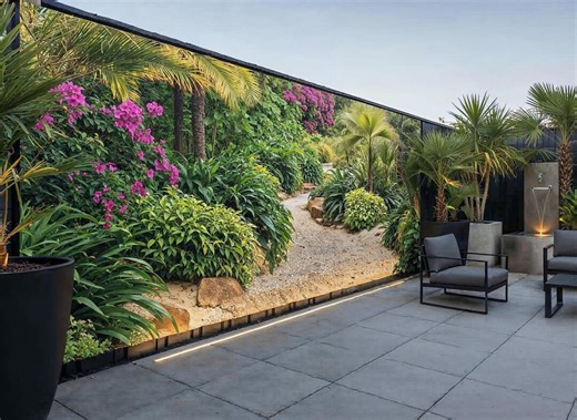 Herbaceous Border Botanical Vertical Garden Wall Mural, Tapestry & Curtain Waterproof Outdoor Wall Hanging, Tropical Art Decor Ideas - Etsy