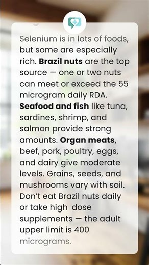 What foods are high in selenium?