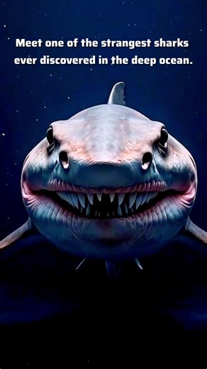 The Creepiest Shark in the Ocean 😱#shorts #animals #ocean #sharks #wildlife #nature #viral #facts