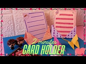 DIY Easy Origami Card Holder🗂/How to Make paper Card holder/Step by Step Tutorial #diy #origami #art