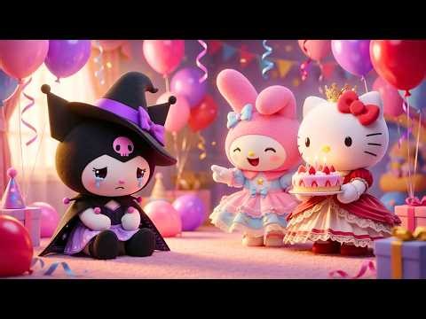 Kuromi Birthday Surprise Story | Hello Kitty & My Melody Heartwarming Animation