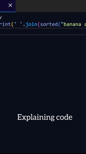 Sort string of words using Python #coding #python #programming