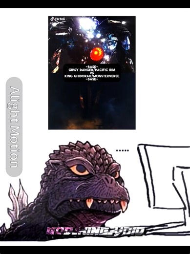 King Ghidorah vs Gipsy Danger: Epic Showdown