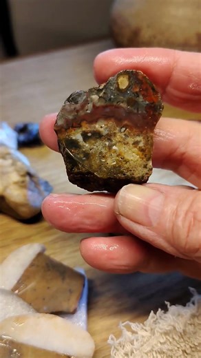 Cut Open This Ugly Rock and Found Brecciated Jasper Inside
