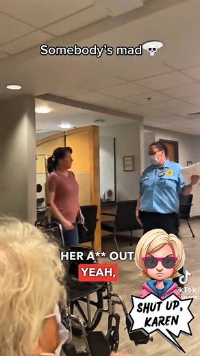851K views · 6.5K reactions | Caught in the act! Karen's wildest clinic moment yet.  #ClinicKaren #Reels #Karen #PublicFreakout #ViralReels #CrazyKaren #EntitledPeople #FunnyVideos | Shut Up Karen | Facebook
