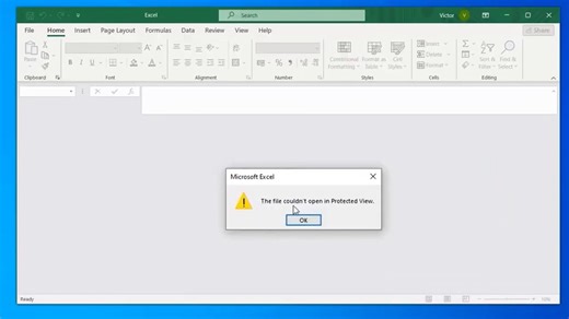How To Fix Microsoft Excel The file couldn't open in Protected View Error on Windows 10 / 11 / 8 / 7