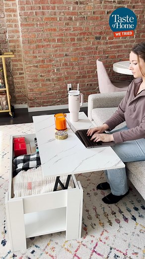 5.3K views · 54 reactions | This lift-top coffee table is such a space saver! Way Day is currently going on at Wayfair, grab your table here: https://fave.co/3YYfCFK | Taste of Home | Facebook