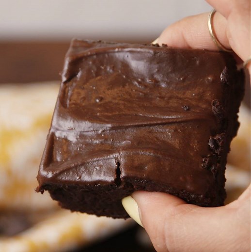 3-Ingredient Pumpkin Brownies: how do they taste SO good when they're this healthy?!? Full recipe: http://dlsh.it/1xtpm5V | Delish