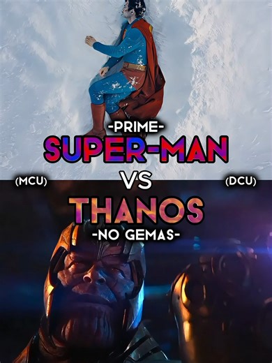 Thanos vs Superman: Epic Battle Remake