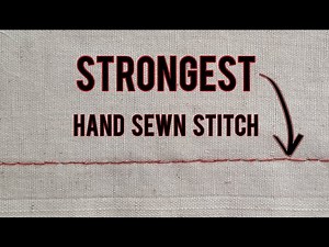 How to hand sew like a sewing machine | how to back stitch | hand sewing tutorial