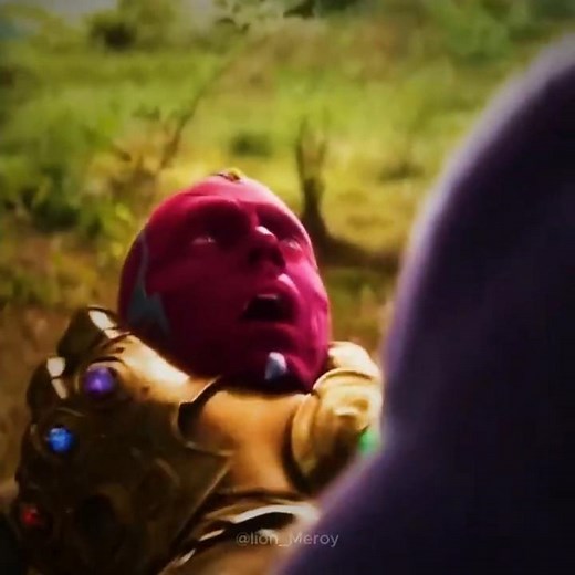 Undeveloped VS Developed vision #movieedits #marvel #thanos #vision