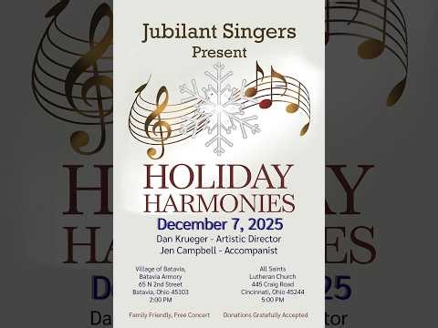 Holiday Harmonies (Winter 2025) - Batavia Concert