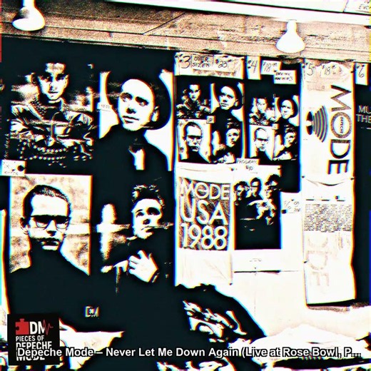 Depeche Mode – Never Let Me Down Again (Live at Rose Bowl, Pasadena, CA – June 18, 1988)