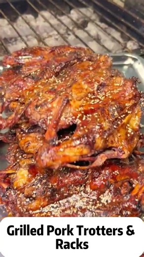 Grilled Pork Trotters & Chicken Racks 😋🔥 Irresistible Street Food BBQ Feast!