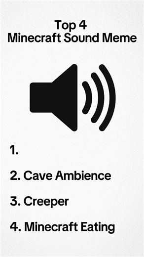 Top 4 Minecraft Sound Meme🤣🤣 #soundeffects #funny #funnyshorts