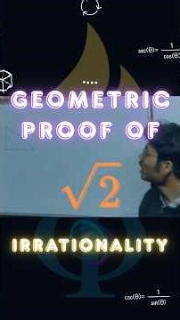 Why √2 is NOT a Fraction/Rational(Visual Proof) | No Equations | Hindi