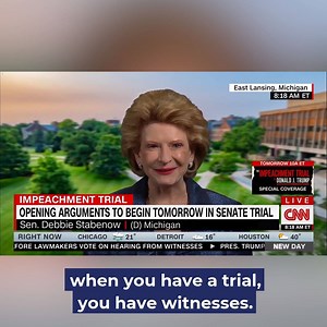 9.5K views · 613 reactions | I’m no stranger to working 12-hour days, but let’s be clear: Leader McConnell shouldn’t try to rush the process and hide the truth from the American people. We need a fair and open trial with witnesses and relevant documents. | Senator Debbie Stabenow | Facebook