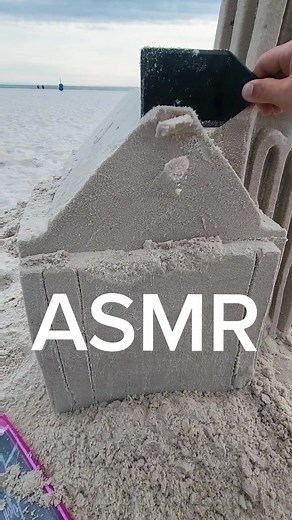 Soothing ASMR Sand Sculpture Video | Oddly Satisfying Sounds