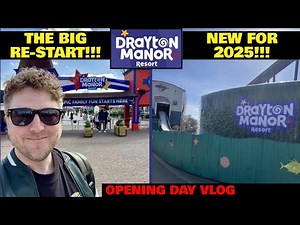 Drayton Manor's BIG RE-START | Opening Day Updates Vlog | March 2025