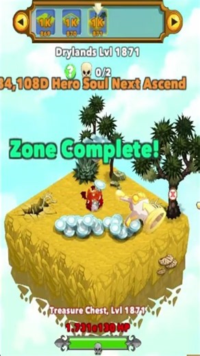 Level 1844 to 1903 in 30 Seconds | Clicker Heroes Idle Game Madness #games #gaming #gameplay